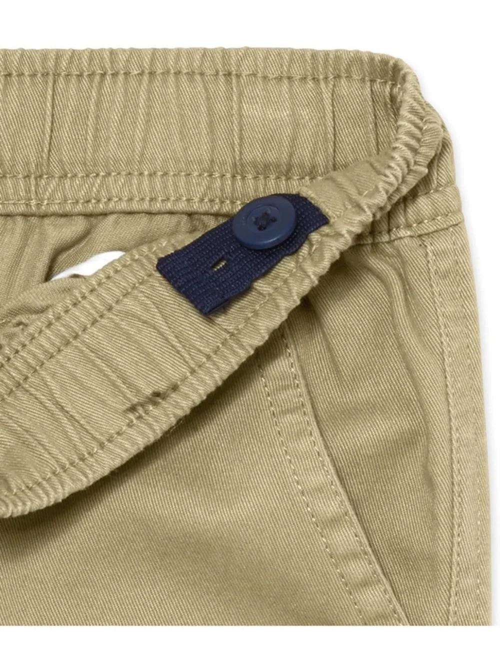 The Children's Place Boys 6 Slim Khaki Uniform Mid Rise Pull on Cargo Pants D1